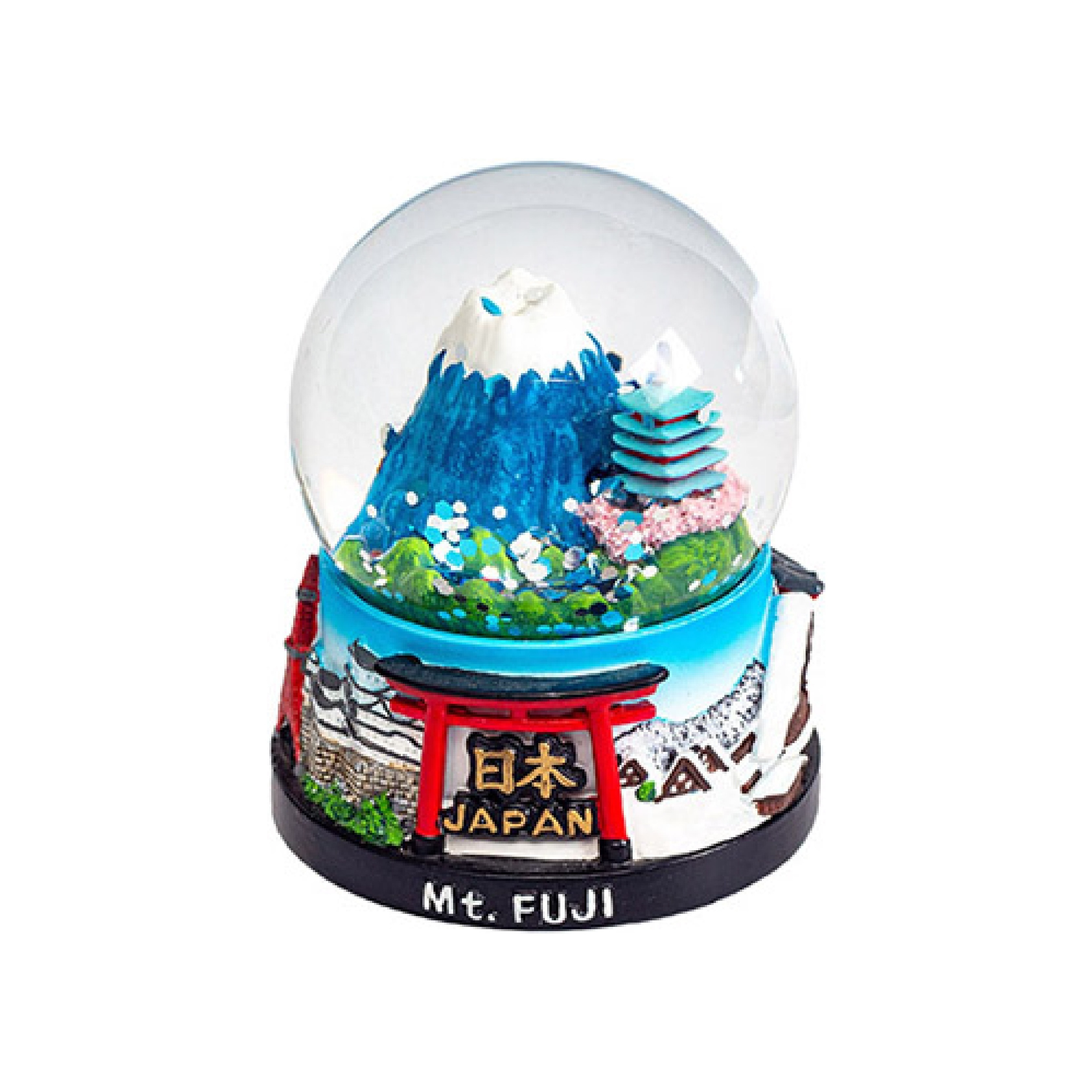 Tokyo Souvenirs Snow Globe Resin Crafts Hand Painting Custom Crystal Globe Japan Tourist Gifts Glass Snowball Home Decorations