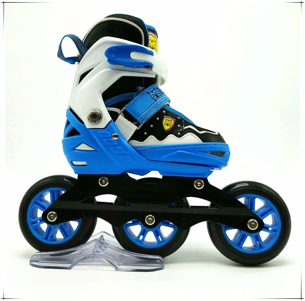 2022 hot sale straight pu wheel skates adjustable red blue pink inline skate shoes