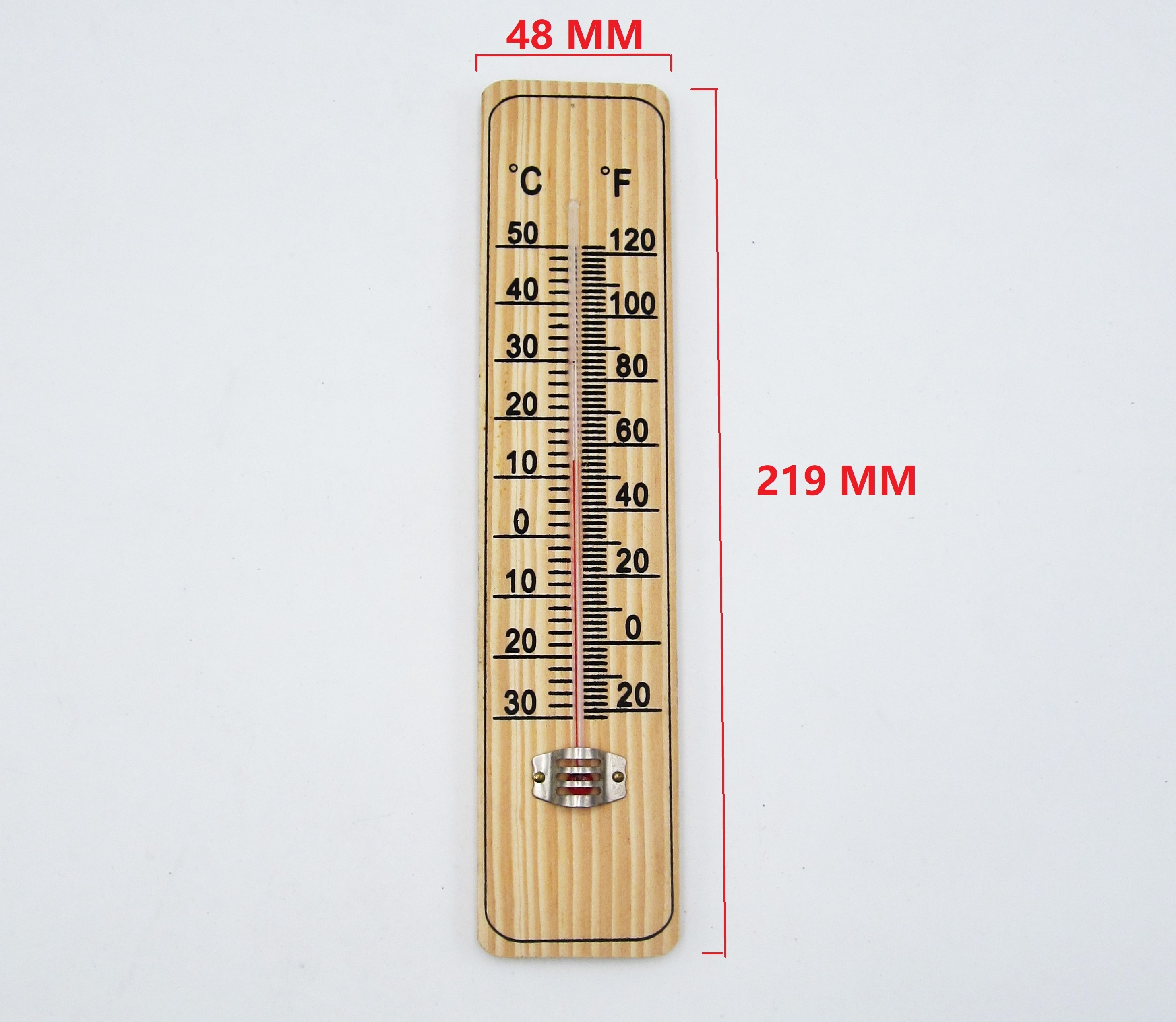 Wholesale wooden mercury household indoor thermometer