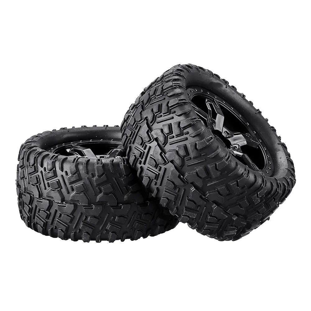 Remo P6973 Rubber RC Car Tires For 1621 1625 1631 1635 1651 1655 Wltoys 144001 124018 124019 SG 1601 HBX 16889 RC Vehicle Models