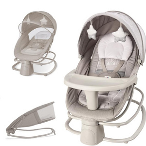 Mastela 4-in-1 Baby Swing Rocker with Dinner Plate app control Adjustable backrest Baby 4-in-1 Mastela Baby Swing Bouncer