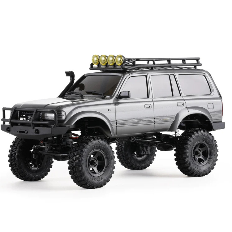 2023 Upgraded Best Scaler Mini Rock Crawler RC FMS 1/18 FCX18 LC80 Toyata Lan Cruiser 80 RTR 4x4 Remote Control Car off road