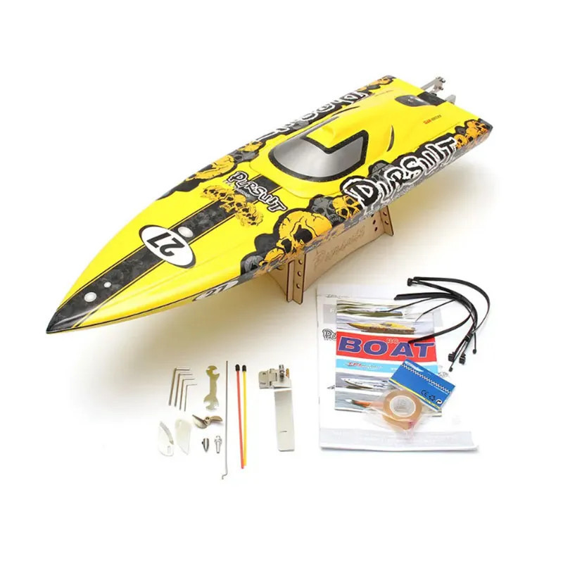 TFL 1106 Pursuit Racing Electric Brushless Motor Fiberglass Hull Body Fast RC Boat ARTR Watercraft 80km/h 3660 KV2070 120A ESC