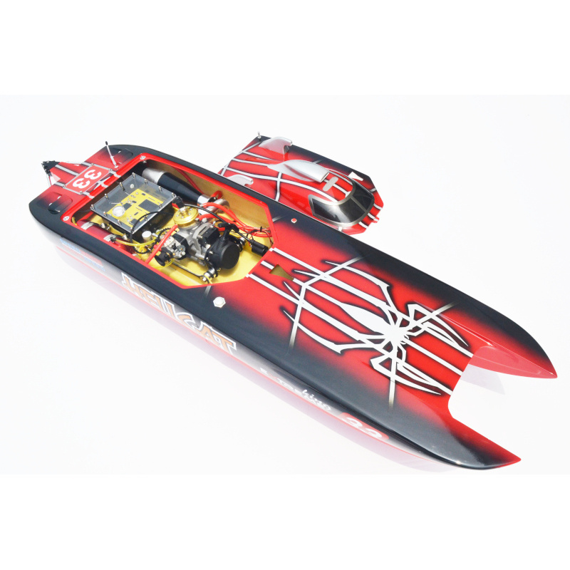 130CM Big RC Racing Boat DTRC G30E 30CC Engine Fibre Glass Nitro Fuel Gasoline Powered ARTR Boats 70km/h W/O Radio System