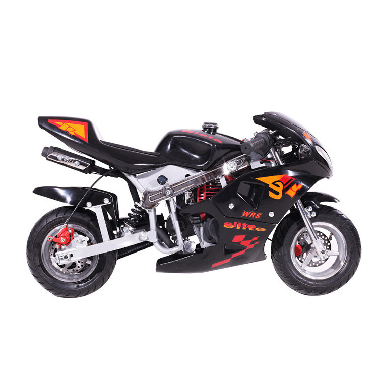 off Road Motorcycle Two-Wheel Motorcycle electric mini dirt bike petrol engine kids Racing pocket bike 49cc rocket with Lights