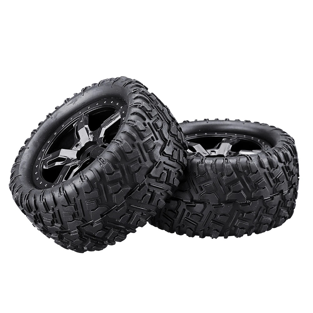 Remo P6973 Rubber RC Car Tires For 1621 1625 1631 1635 1651 1655 Wltoys 144001 124018 124019 SG 1601 HBX 16889 RC Vehicle Models