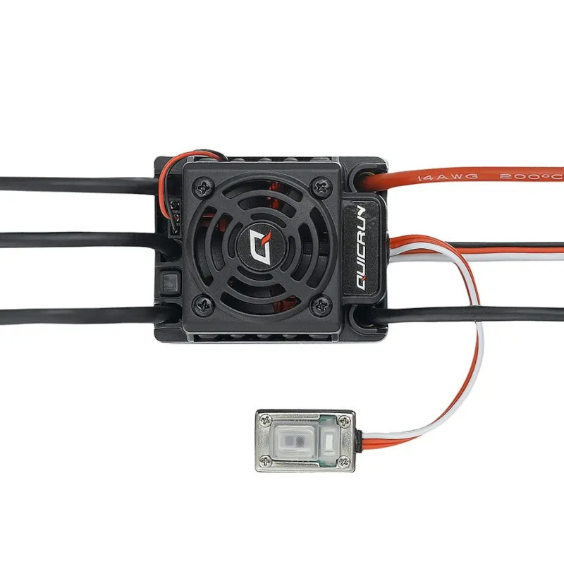 HobbyWing QuicRun WP 10BL60 Brushless Waterproof 60A ESC 2-3S For 1/10 RC Car Buggy Truck Monster Truggy Rock Crawler