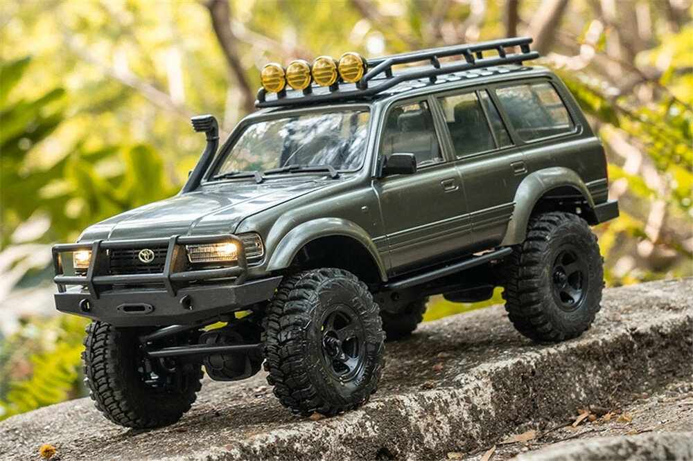 FMS ROCHobby 1/18 LC80 Lands Cruise 2.4Ghz Waterproof RC Rock Crawler 4x4 off road Vehicle Remote Control Car