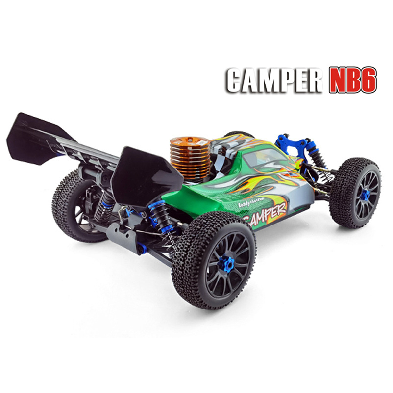 Cheap Nitro 1/8 Buggy HSP 94970 CAMPER 1:8 2.4G Gas Powered 4WD Off-road RC Car with 26CXP Engine RTR Wheels