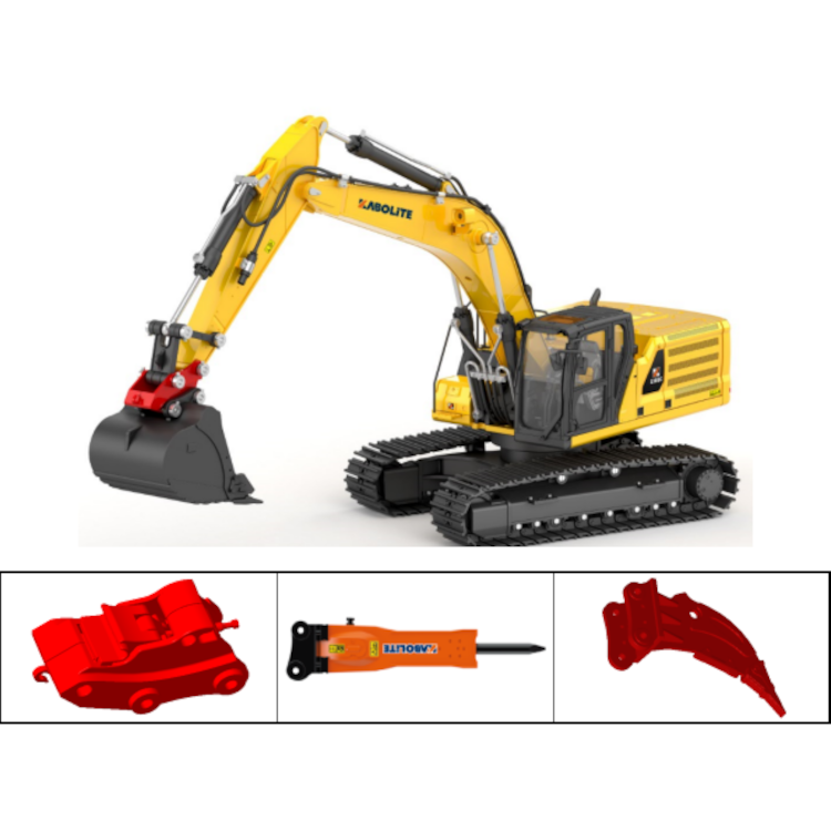 2023 latest Kabolite K961-100S 1/16 Huina hydraulic rc excavator 336d Alloy Engineering remote control truck car K336 K970