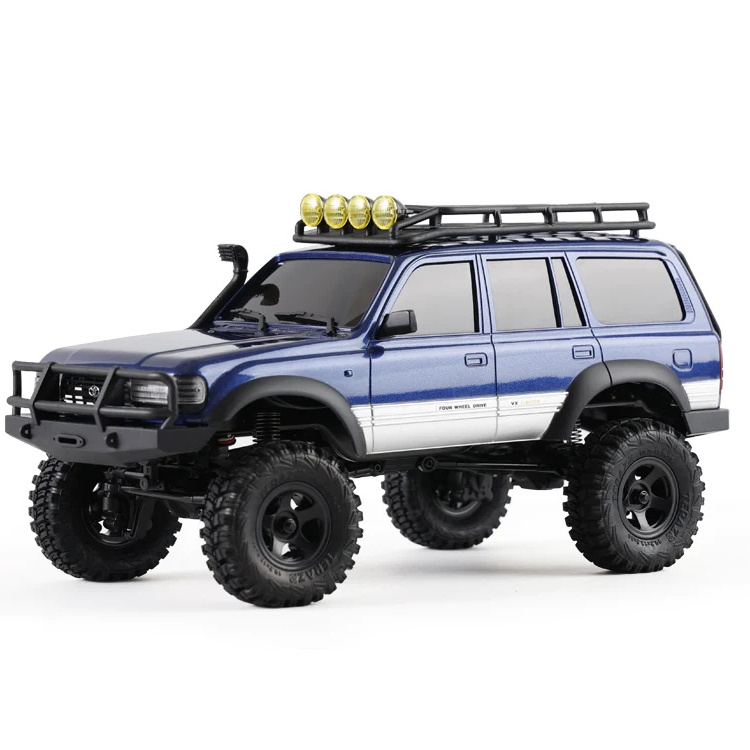 2023 Upgraded Best Scaler Mini Rock Crawler RC FMS 1/18 FCX18 LC80 Toyata Lan Cruiser 80 RTR 4x4 Remote Control Car off road