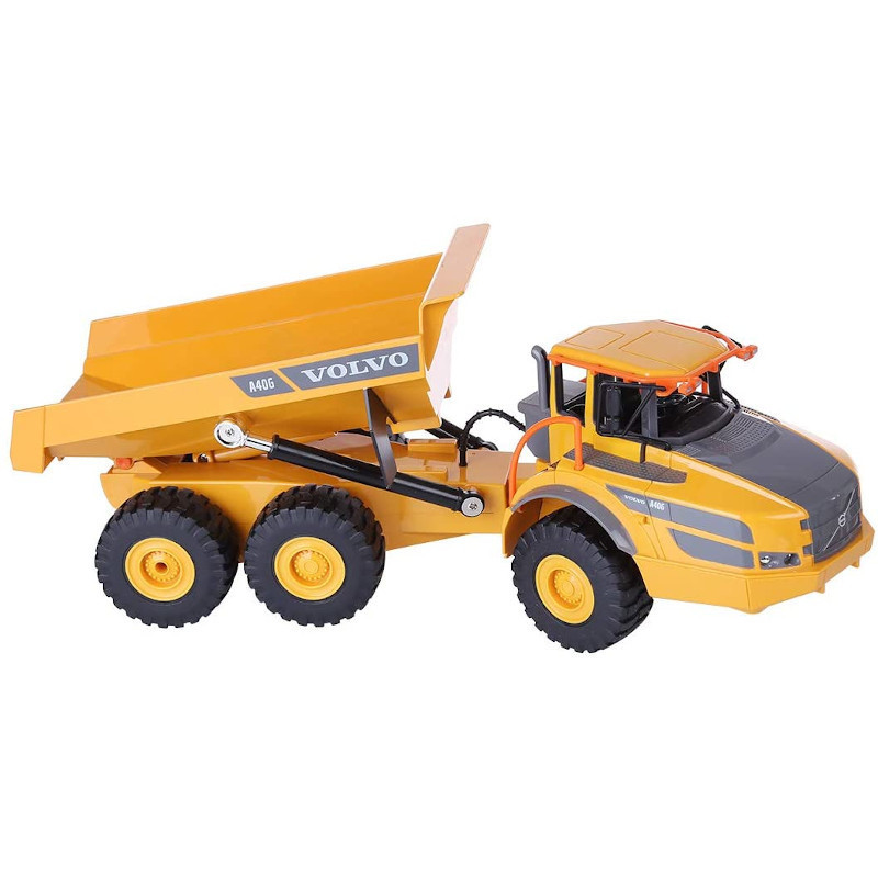 Volvo Articulated Hauler RC Dumping Truck Toys Model Dump Truck RC Engineering Cars Vehicles Tilting Cart Xmas Gift E581-003