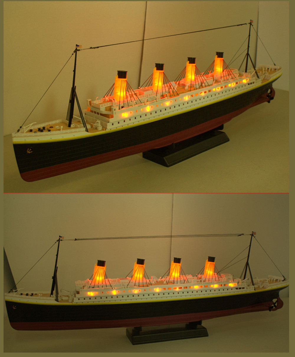 1:325 Scale Titanic Fully proportional High Simulation Large Toys Ship 80CM NQD 757-4020 RC Boat Sea Grand Cruise Ship Classic