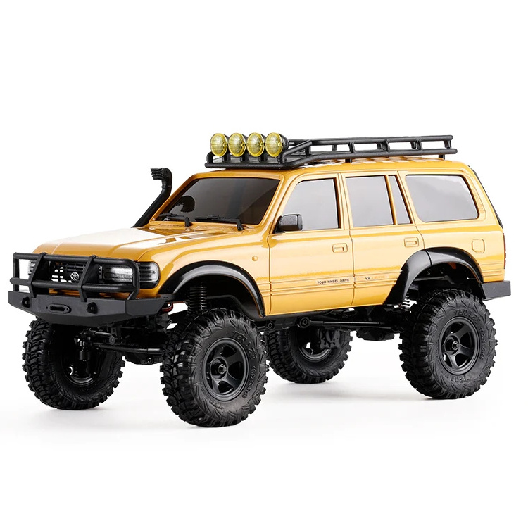 2023 Upgraded Best Scaler Mini Rock Crawler RC FMS 1/18 FCX18 LC80 Toyata Lan Cruiser 80 RTR 4x4 Remote Control Car off road