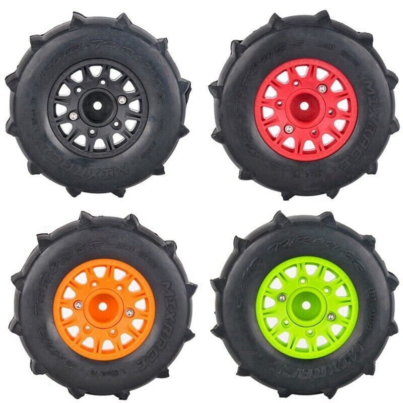 Sand Tire 4PCS 116 * 48 mm 1/8 1/10 Short Course Truck Wheel with 12/14/17Mm Hex for Slash Arrma SENTON  VKAR RC CAR