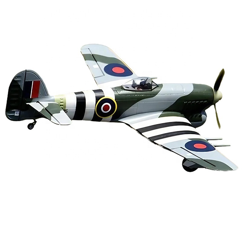 FMS Typhoon 1100mm PNP Warbird RC Plane with Scale 3-Blade Propeller & Retractable Landing Gear RAF Livery