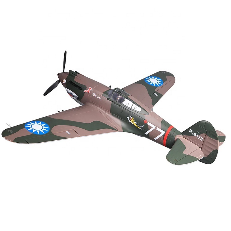 Warbird FMS 1400mm P-40B Flying Tiger RC Airplane with Brushless Power Flaps Retractable Landing Gear PNP