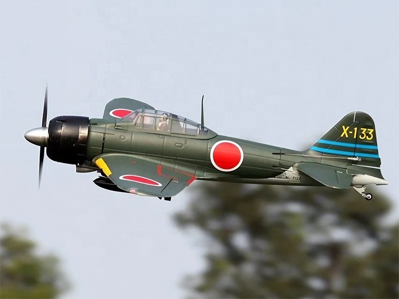 Legendary FMS A6M3 Zero 1400mm PNP RC Plane Toy with Reflex V2 Full Retracts & Flaps 70A ESC