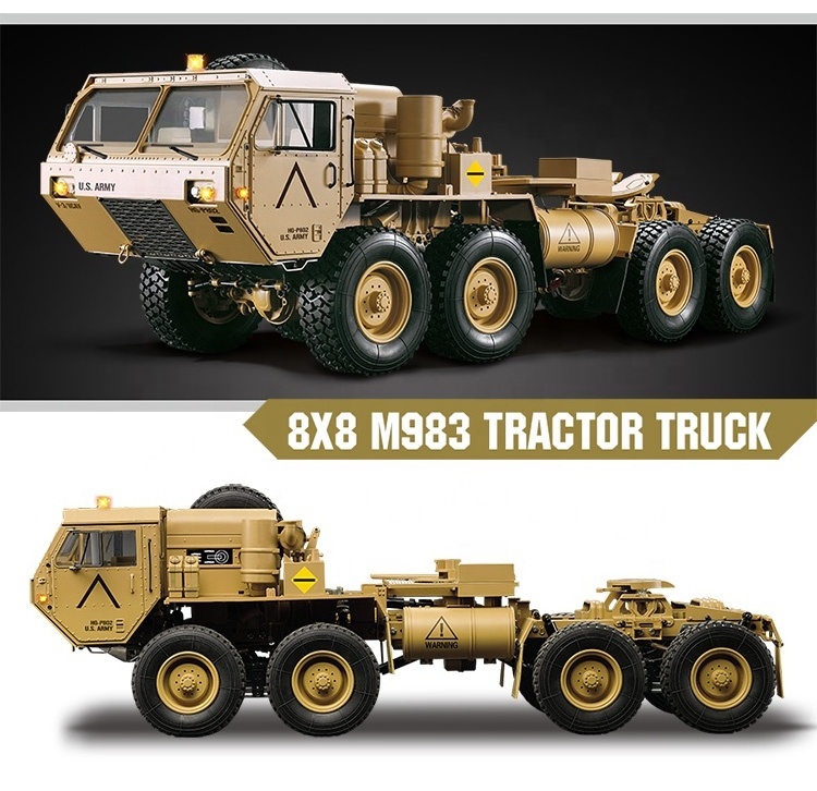 HG-P802 8X8 R/C Truck Armored Tractor-trailer and HG-P806 6X6 Radio Control Semi-trailer RC Tractor Trailer HG P802 PRO P806 DIY