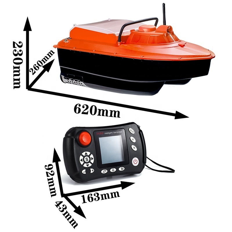 Europe Germany Free shipping Orange JABO 2 2CG 7.4V10A Two Li battery fish finder sonar gps fishfinder carp fishing rc bait boat