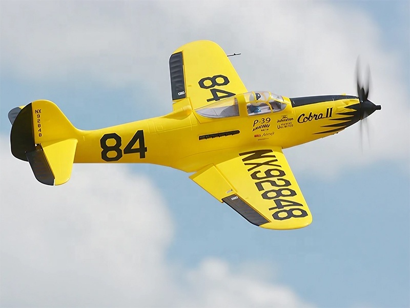 High Performance Rochobby FMS 980mm P-39 Cobra II Radio Control Racing Plane PNP with 3648 KV770 Motor Reflex Technology