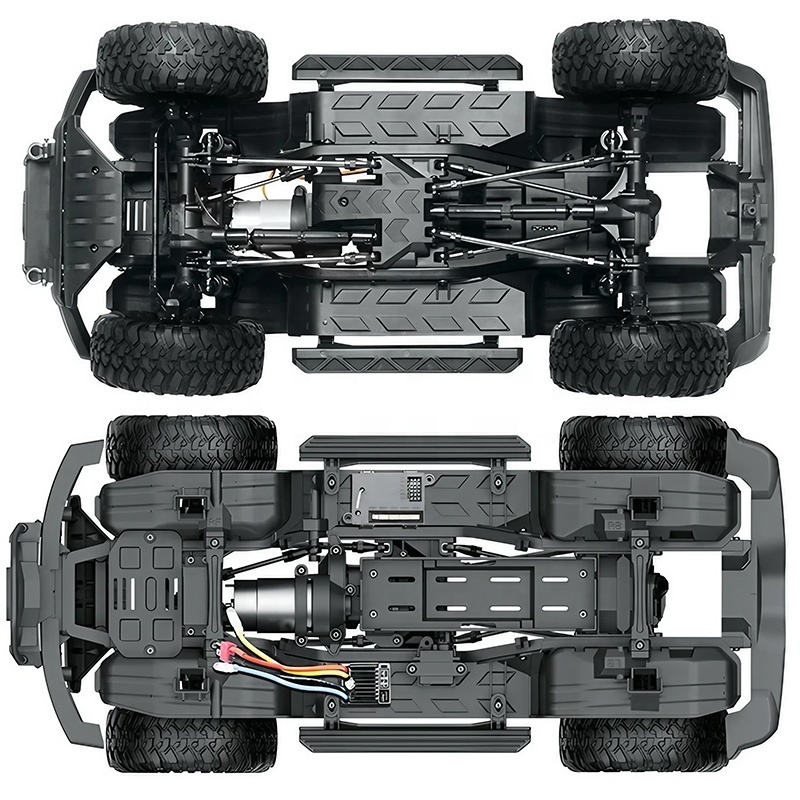 R1001 Bronco 1/10 4WD Full Scale Bronco Remote Control Off Road RC Truck with 2.4Ghz 5-Channel Control and Metal Gears