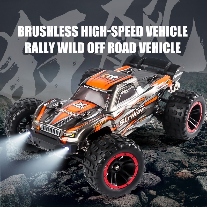 HBX 2105A 1/14 RTR 4WD 4X4 Lights Wheelie 2.4G 75KM Electric Remote Control High Speed RC Car with Brushless Motor Hobby Toy