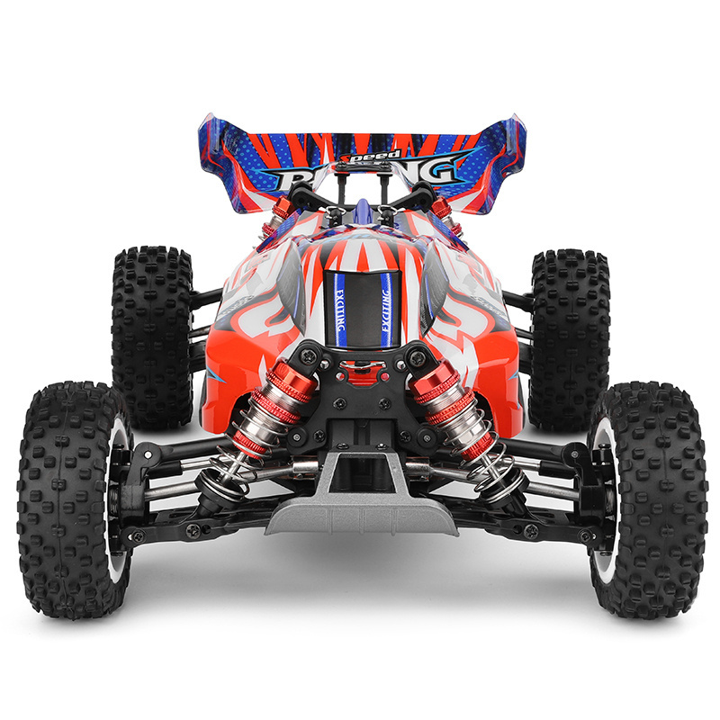 Wltoys 124008 3S 11.1V 4X4 4WD Brushless Zinc Alloy Metal 60KM Radio Control Desert Car RC Baja Truck For Boys and Adults Toys