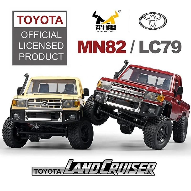 MN82 Land Cruiser LC79 Licensed 4WD Lights Off Road 2.4G Proportional RTR Remote Control RC Crawler 1/12Th Hobby Toy For Adults