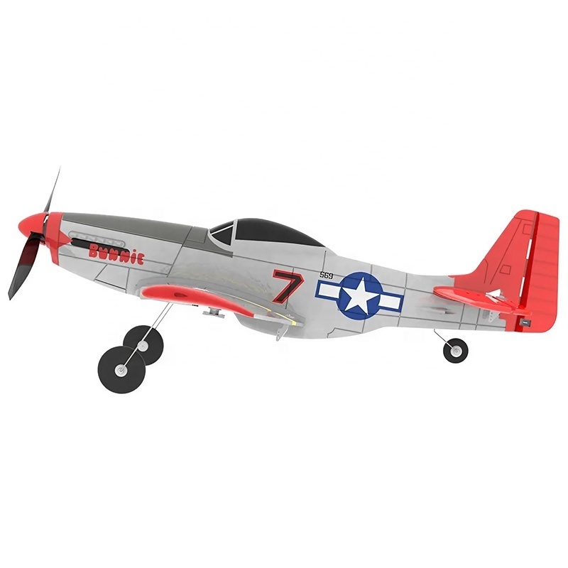 Volantexrc 761-5 P51 Mustang 400mm RTR 2.4G Electric 4CH Gyro Aerobatic Airplane EPP Foam Remote Control RC Plane for Beginners