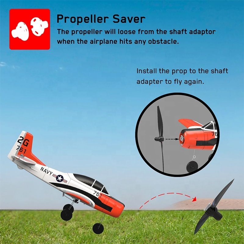 Volantex RC T28 Trojan Pre-assembled Beginner Electric 4CH Aerobatics 2.4G Remote Control Plane Aeroplane Toy For Adults