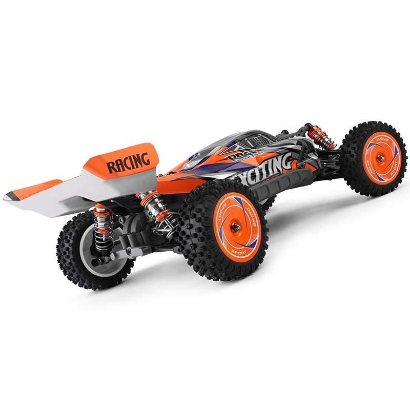 Wltoys 124010 4X4 Electric 55km Fast Aluminum Alloy Metal Climbing All Terrain Remote Control RC Cars 1/12 Vehicle Model Toy