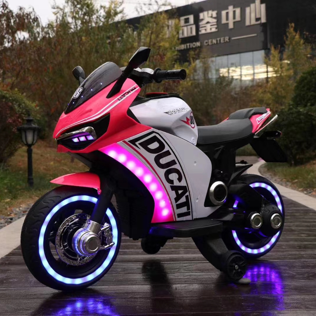 2023 Wholesale ride on bike baby toys car child Drive electric moto kids electric motorcycle for 8-13 years