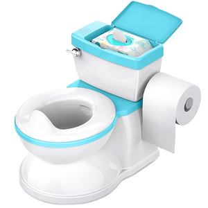 Children's toilet trainer of 1-6 years old directly sold by the factory Portable movable plastic toilet for children Low price