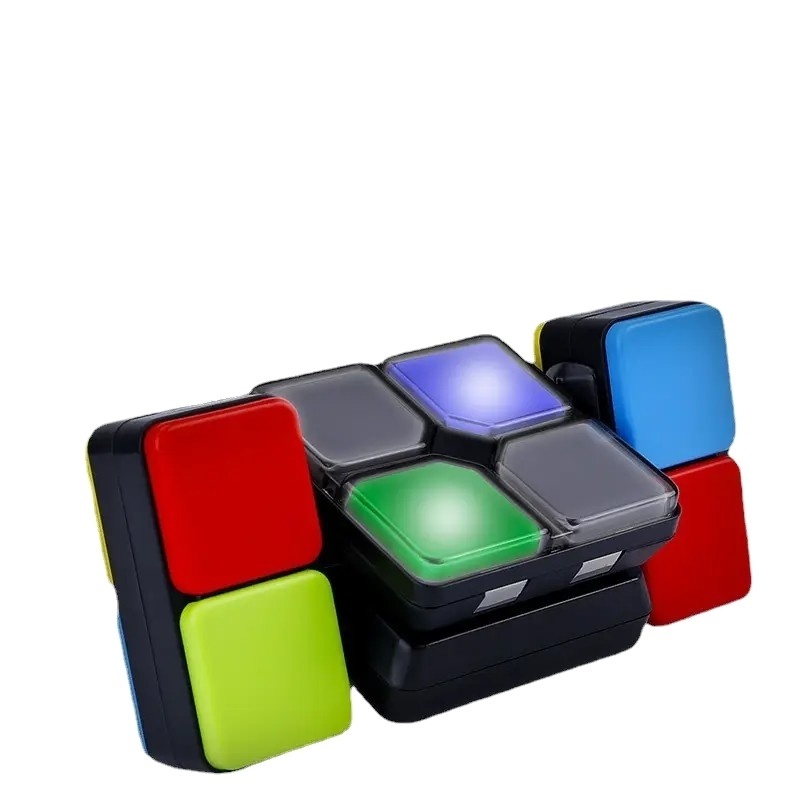 Hot Selling 4 Game Modes Flipslide Game Slide and Match the Colors to Beat the Clock Music With Light Magic Cube