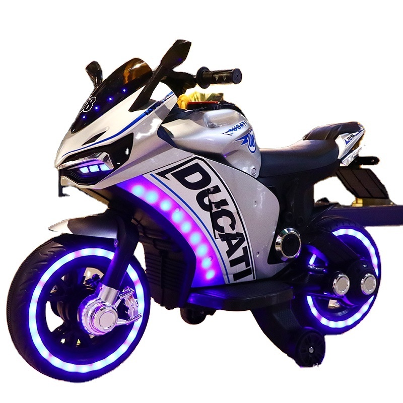 2023 Wholesale ride on bike baby toys car child Drive electric moto kids electric motorcycle for 8-13 years