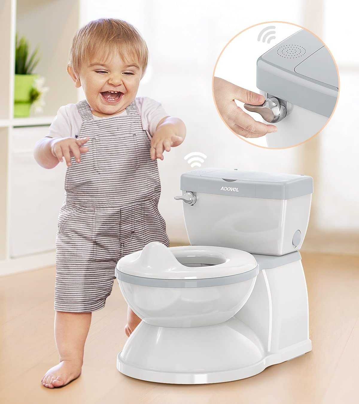 Children's toilet trainer of 1-6 years old directly sold by the factory Portable movable plastic toilet for children Low price