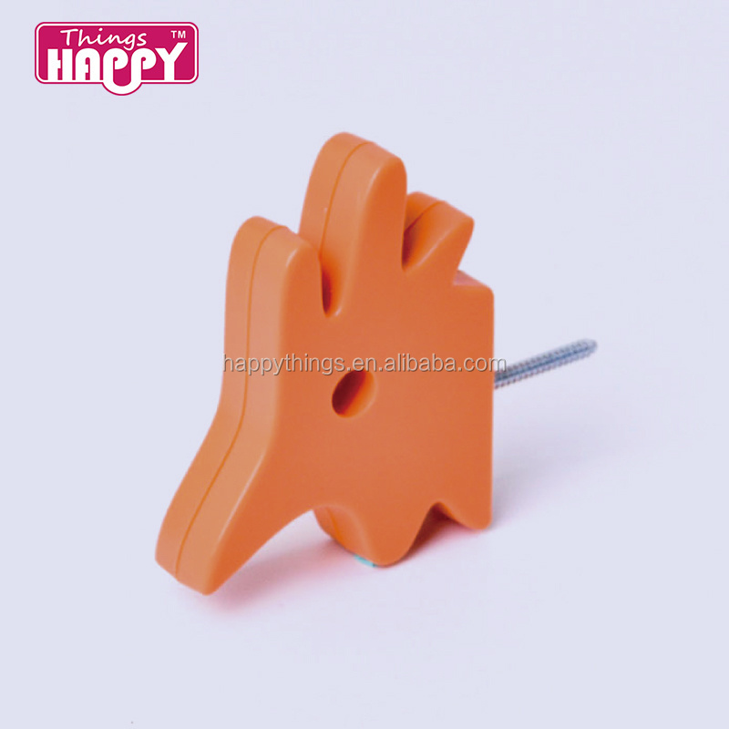 Home Decor Animal shaped plastic coat wall hook for kid