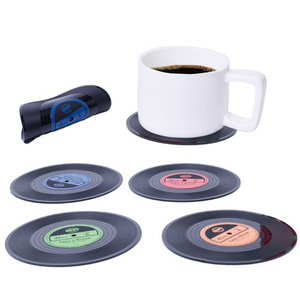 Factory Direct Novelty Soft Silicone Vinyl coasters for drink