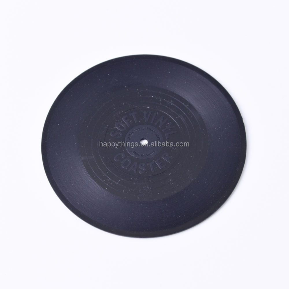 Factory Direct Novelty Soft Silicone Vinyl coasters for drink