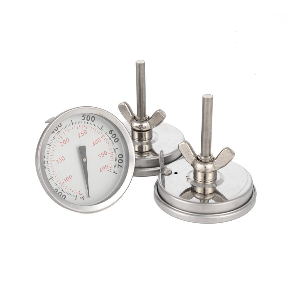 Bimetal Charcoal Pizza Oven Thermometer For Grill And Pizza Ovens