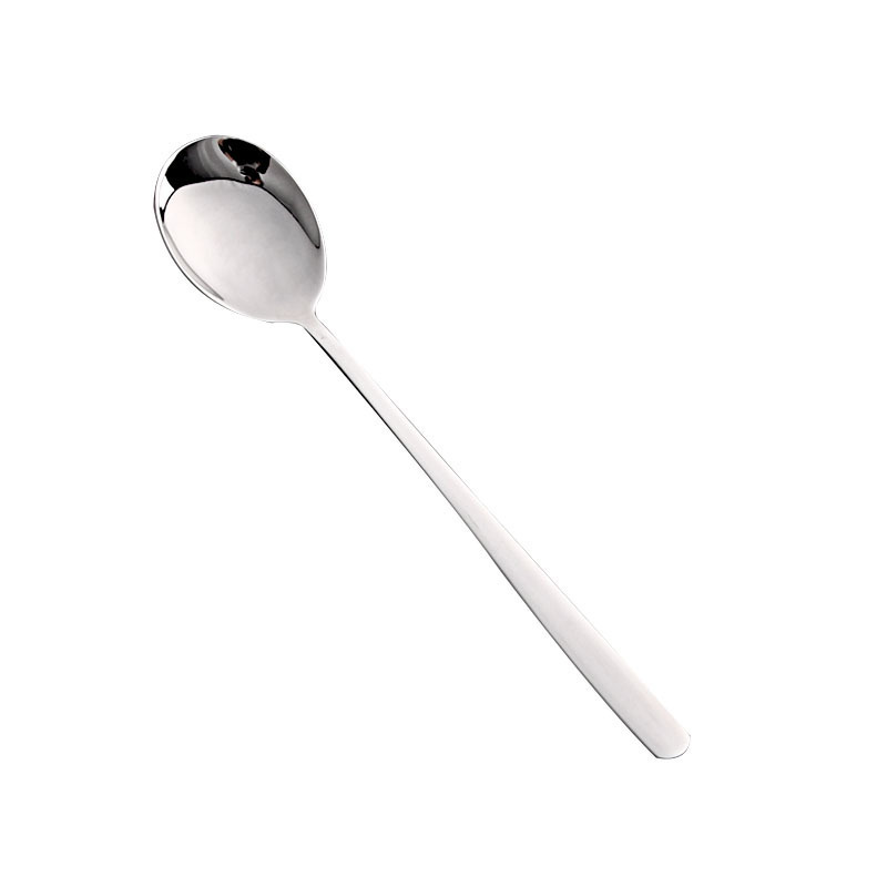 Long Handle Coffee Spoon Mini Dessert Ice Cream Spoons Gift Silver Stainless Steel Flatware Tea Spoon