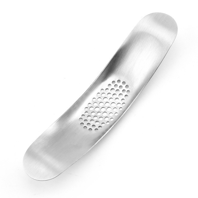 Garlic Rocker Crusher Mincer Press Dishwasher Safe Stainless Steel Garlic Press for Home