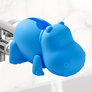 Hippo Bath Spout Cover, Tub Spout Cover Bathtub Faucet Cover, Tub Faucet Protector, Silicone Spout Cover, Bathroom Accessories