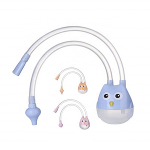 Cartoon Baby Nasal Aspirator Nose Cleaners Manual Baby Nose Snot Vacuum Cleaner