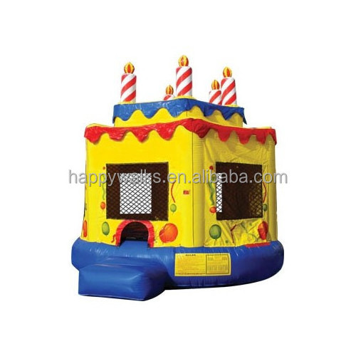 Wholesale Hot Sale bouncy castle commercial jumping castle birthday cake shape bouncer house