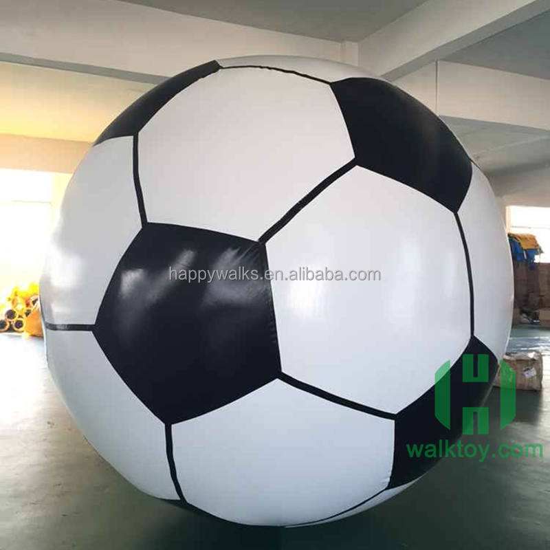 Large 0.6mm PVC inflatable football balloon airtight huge inflatable soccer beach balls