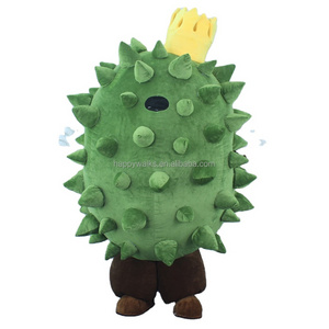 Commercial custom wearable mascot green durian walking mascot costume  fruit inflatable mascot costume