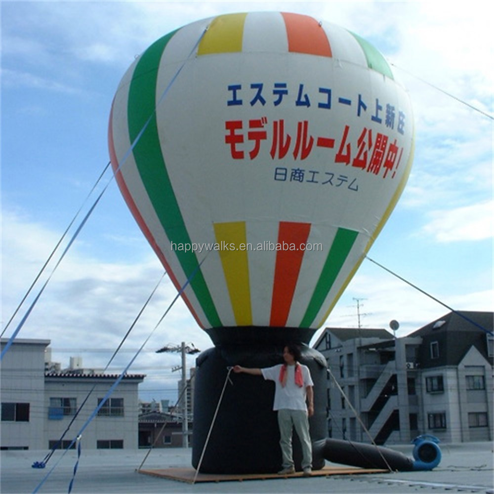 Outdoor large inflatable helium balloon blue car inflatable model PVC advertising inflatable