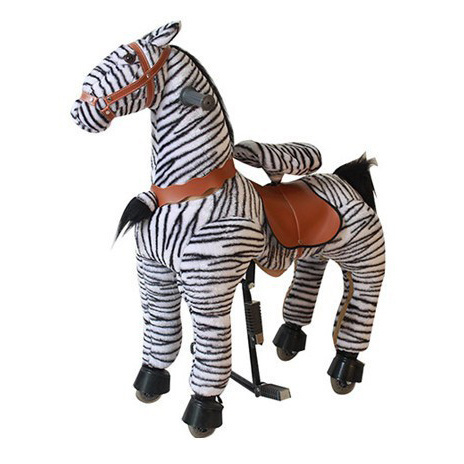 Commercial Grade Riding Toy Pony Children's Riding Animal Toy Plush Mechanical Horse for Sale